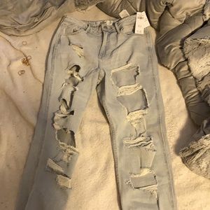 Curvy high rise mom jeans